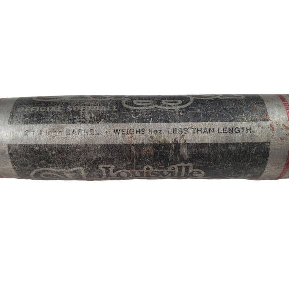 Louisville Slugger 712 Softball Bat Diameter 2 1/4" 25 oz. 30" Silver & Black - Picture 6 of 6